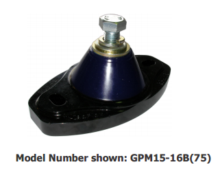 Isoflex GPM15FS-16 (75) Fail Safe General Purpose Mount